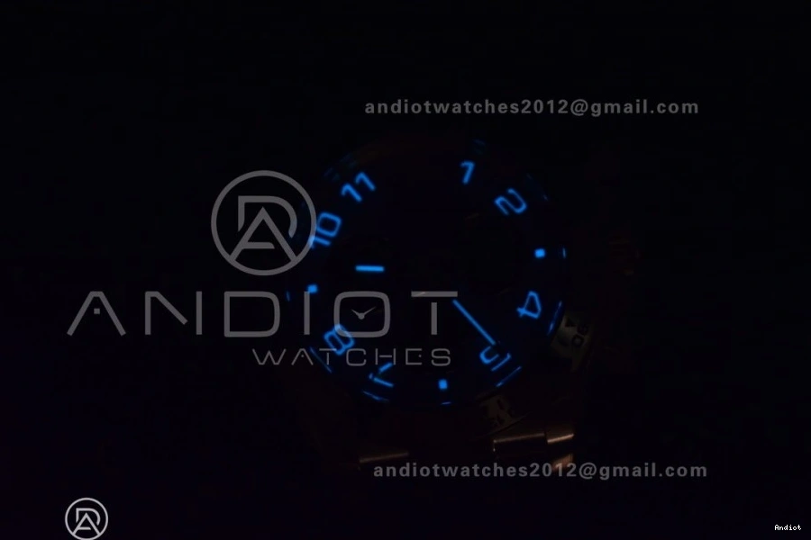 Best V2 116519 Case Rubber Strap 904L SA4130 Gold Daytona Black Clean SS Edition On 1:1 Dial 0418